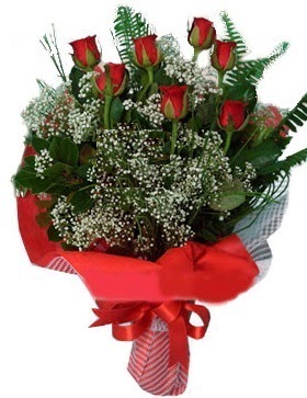 7 kırmızı gül buketi  Hakkari çiçek online çiçek siparişi 
